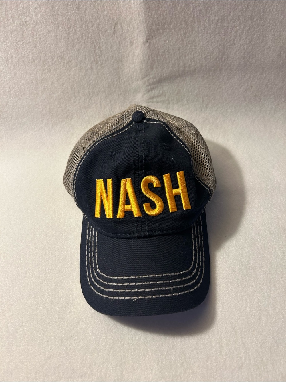 Women’s Navy Nash Embroidered Trucker Hat